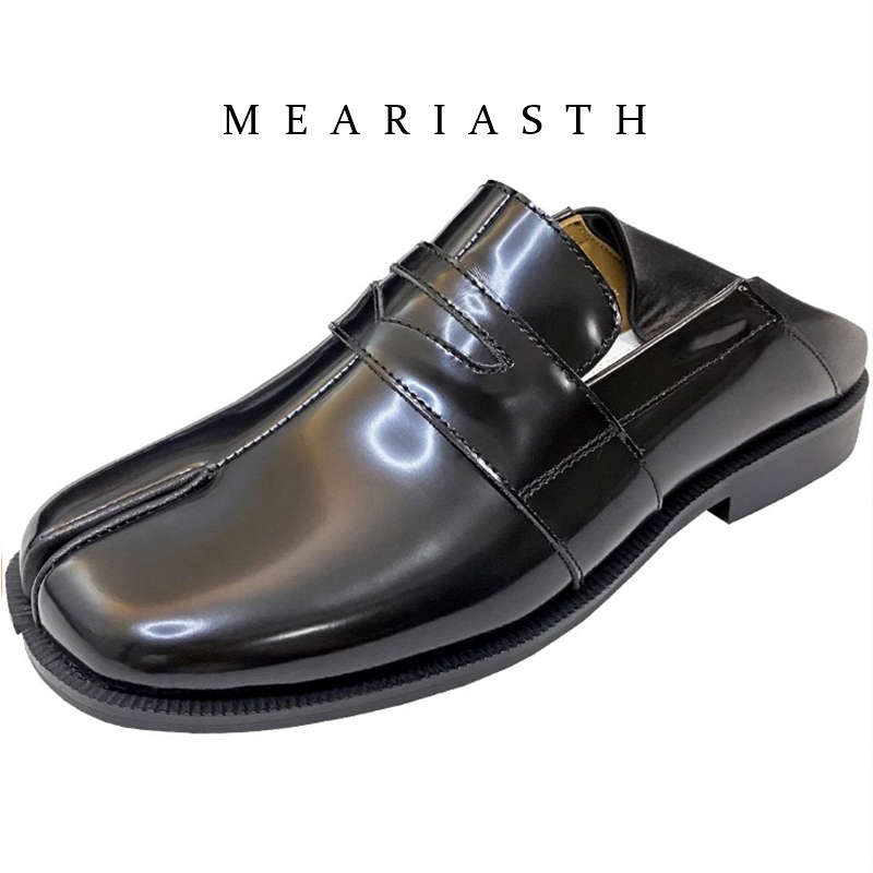 Men'S Shoes Hey Dude - black Tabi Shoes Split Toe Patent