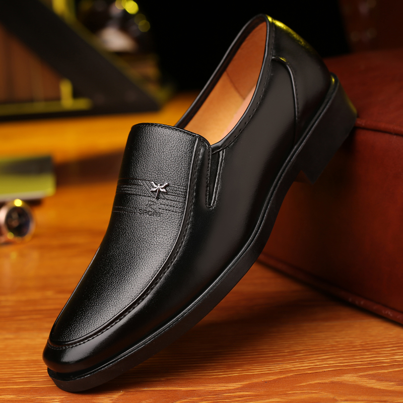 Men Shoes Official - Leather Shoes Men's Business Shoes Luxury