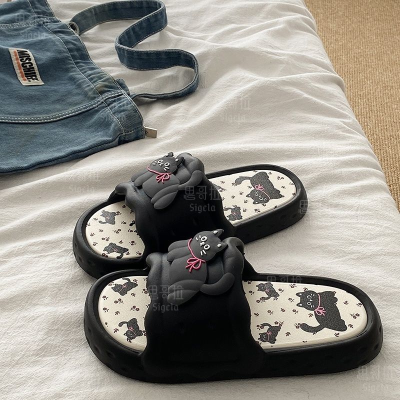 Men Shoes On Sale - Printting Cute Bear Women Slippers Summer