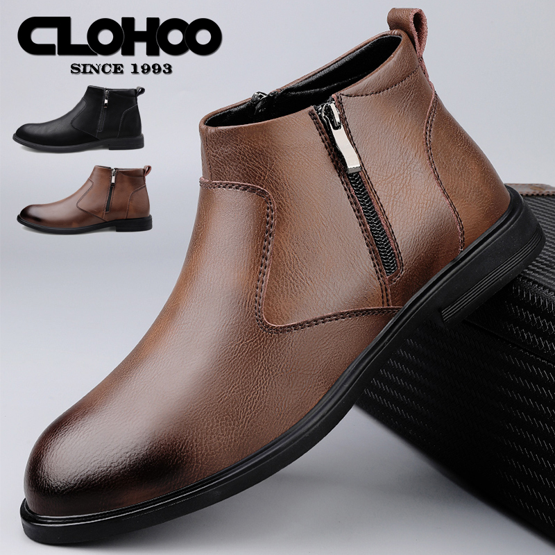 Men'S Shoes Hey Dude - CLOHOO Handmade Men's Boots Business Casual