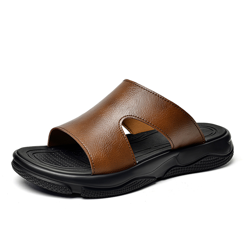 Men's Leather Slide Sandals No - Men'S Shoes Hey Dude recension och pris