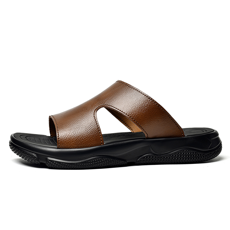 Men's Leather Slide Sandals No - Men'S Shoes Hey Dude recension och pris