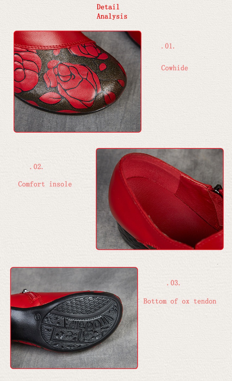 Women's Genuine Leather Ethnic - Loafer Slip On Men recension och pris