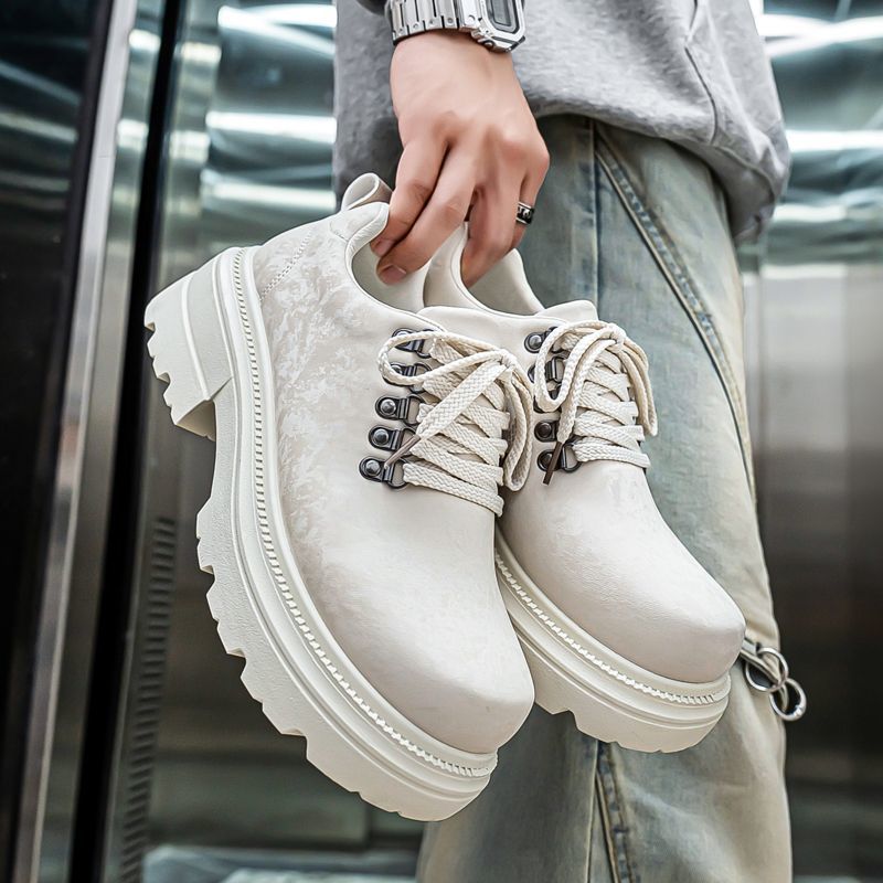 Winter Men Retro British Style - Men'S Shoes Height Increase recension och pris