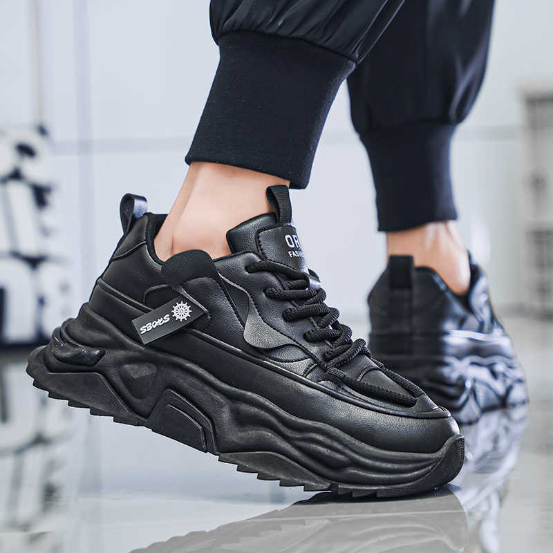 Black Platforme Tennis Man Spo - Men Shoes On Sale recension och pris