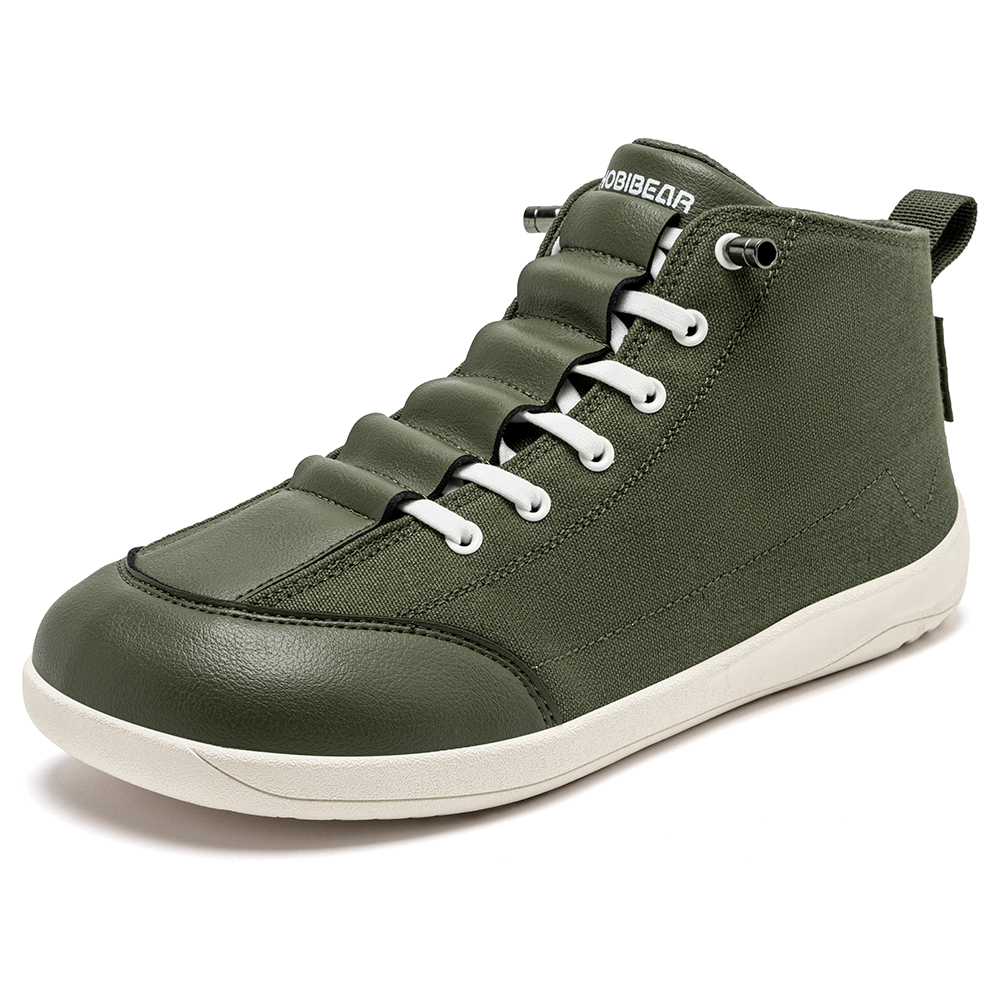 HOBIBEAR Mid-Top Canvas Boots  - Men'S Shoes Zero Drop recension och pris