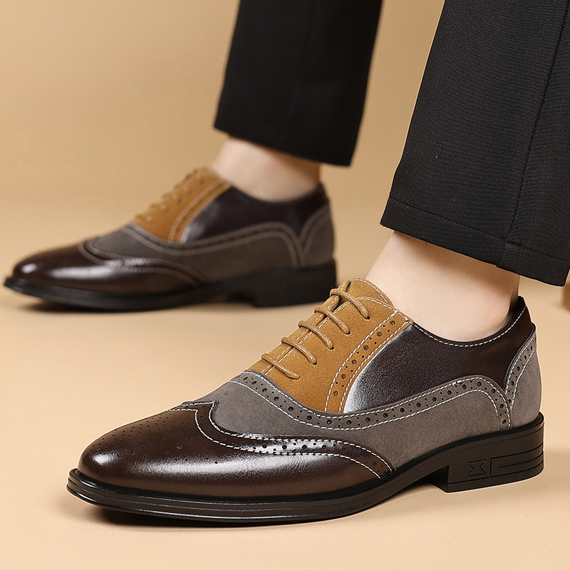 Luxury Men Dress Shoes Retro B - Men Shoes Official recension och pris