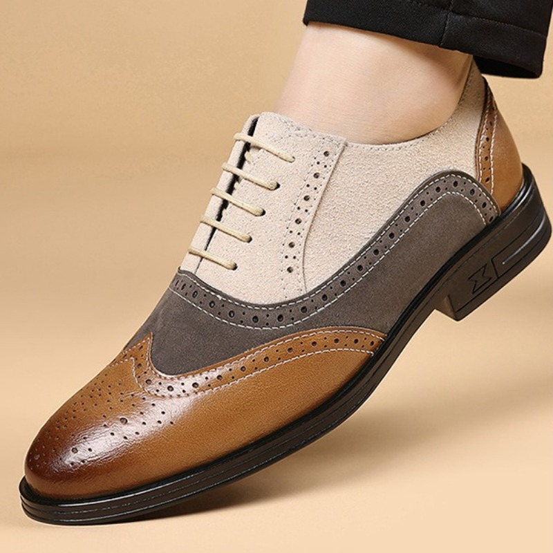 Luxury Men Dress Shoes Retro B - Men Shoes Official recension och pris