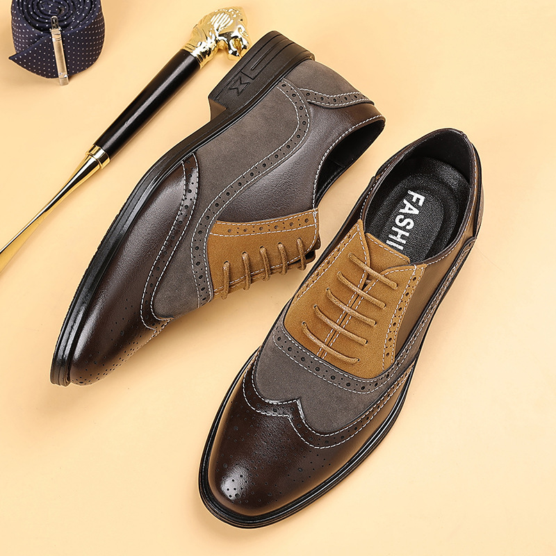 Luxury Men Dress Shoes Retro B - Men Shoes Official recension och pris