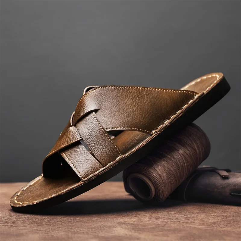 Genuine Leather Men Casual San - Men'S Shoes Hey Dude recension och pris