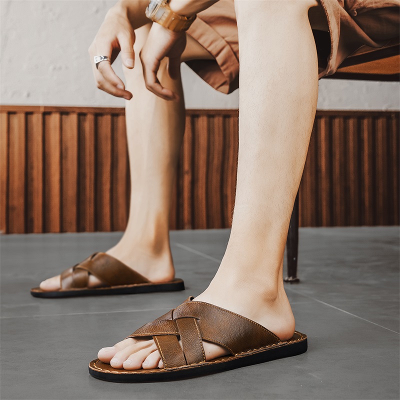 Genuine Leather Men Casual San - Men'S Shoes Hey Dude recension och pris