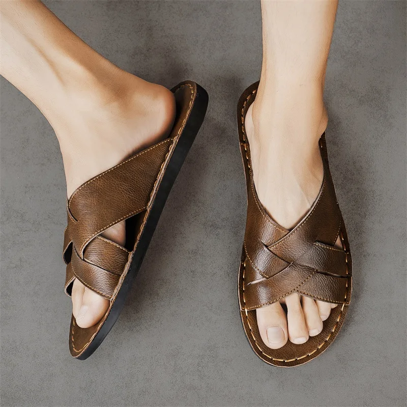 Genuine Leather Men Casual San - Men'S Shoes Hey Dude recension och pris