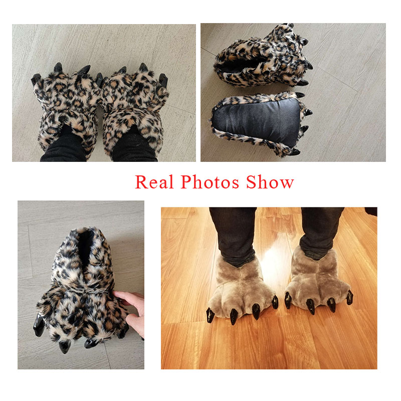 Size 35-43 Black Animal Paw Sh - Men Shoes For Winter recension och pris