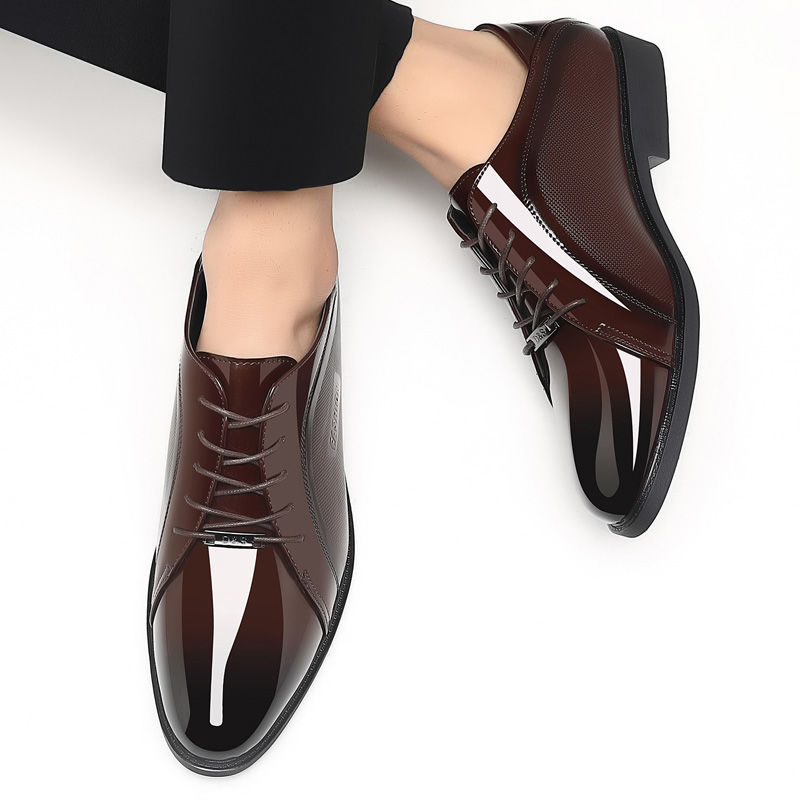 Bright Upper Black Social Shoe - Men Shoes On Clearance recension och pris
