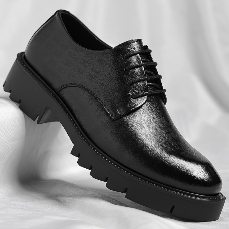 Men's Thick-Soled Low-Cut Busi - Men Shoes Official recension och pris