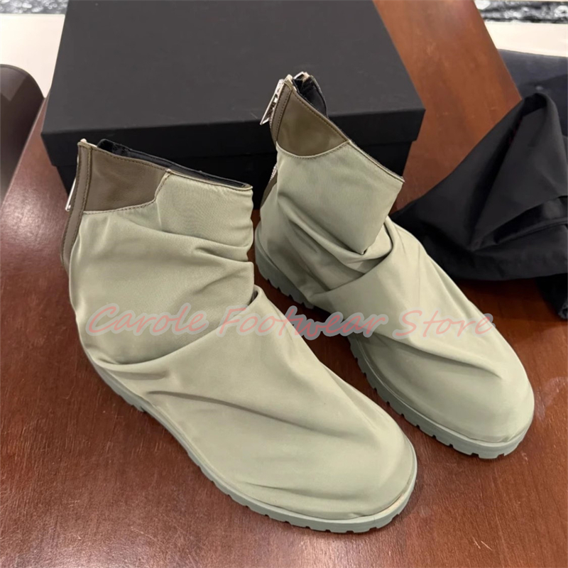 Pleated Nylon Cloth High Top M - Men'S Shoes Height Increase recension och pris