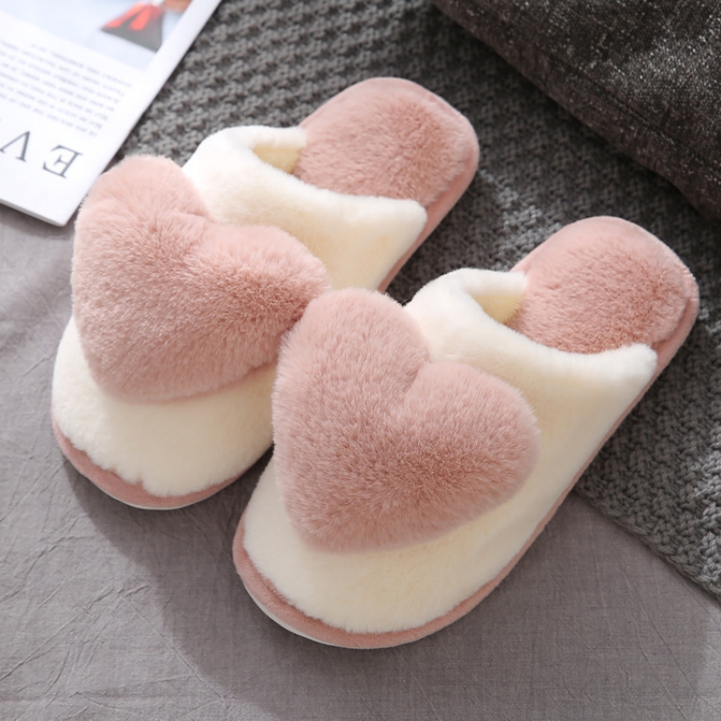 Winter Warm Heart Pattern Cott - Men Shoes For Winter recension och pris
