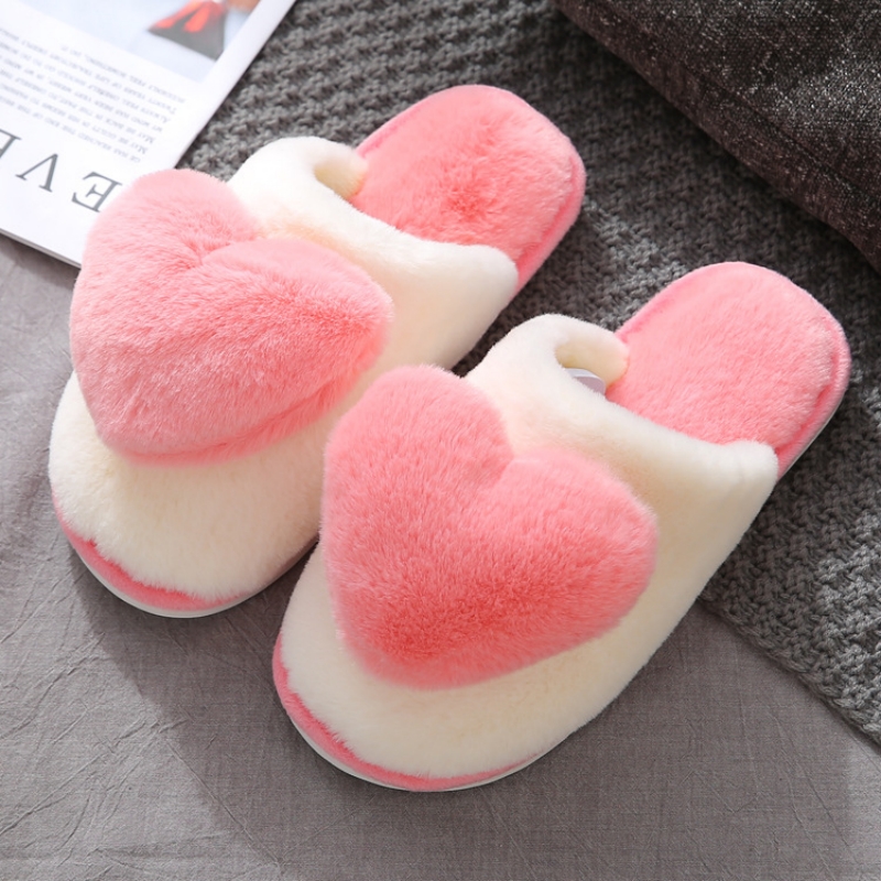 Winter Warm Heart Pattern Cott - Men Shoes For Winter recension och pris
