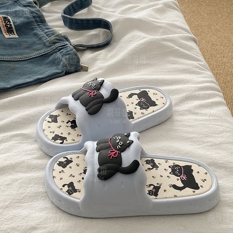 Printting Cute Bear Women Slip - Men Shoes On Sale recension och pris