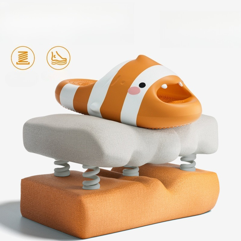 Cute Fish Cartoon Slides Women - Men'S Shoes Cloud recension och pris