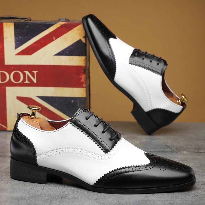 Mens Leather Shoes Classic Bla - Men Shoes Official recension och pris