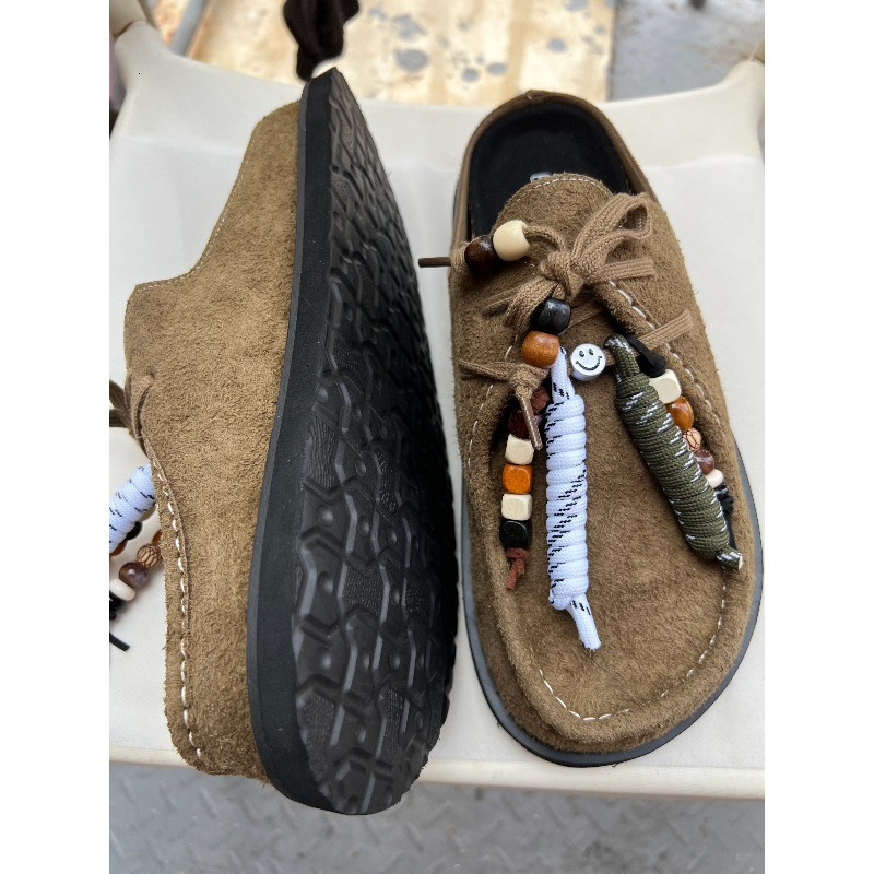 Women Men Clogs Cow Suede Leat - Loafer Slip On Men recension och pris