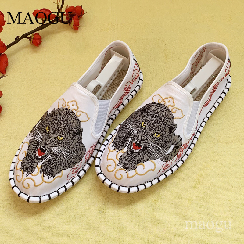Unisex Chinese Style Embroider - Loafer Slip On Men recension och pris