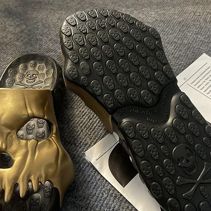 Summer Men Skull Slipper Y2k C - Men'S Shoes Cloud recension och pris
