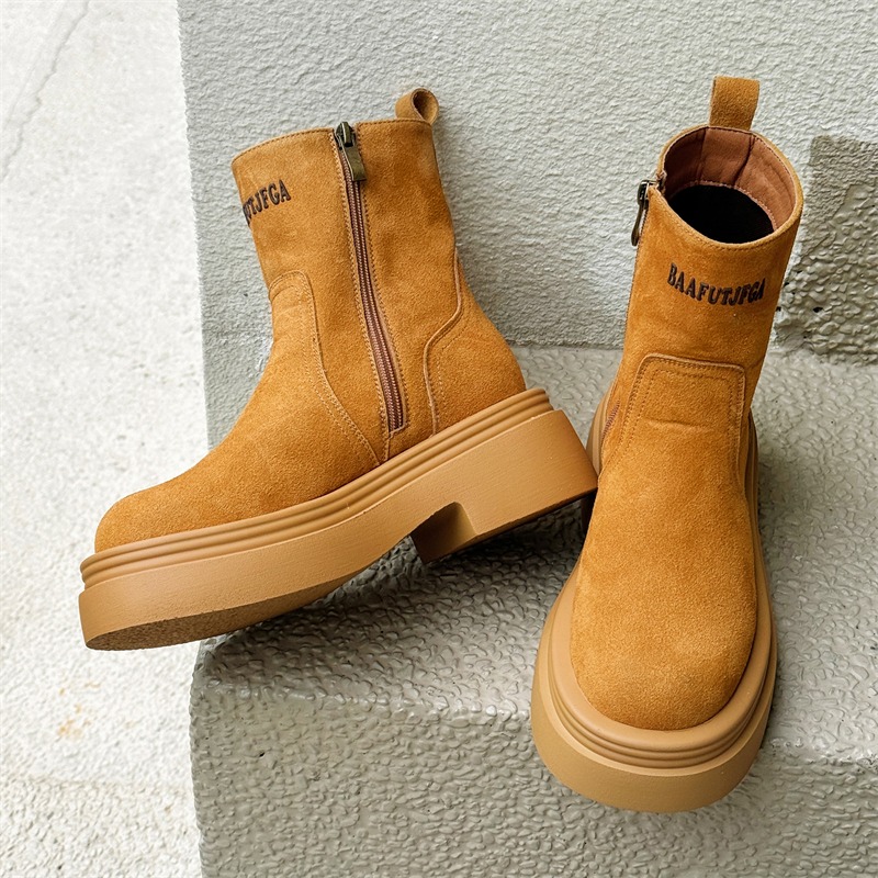 Winter Europe America Retro Th - Men'S Shoes Height Increase recension och pris