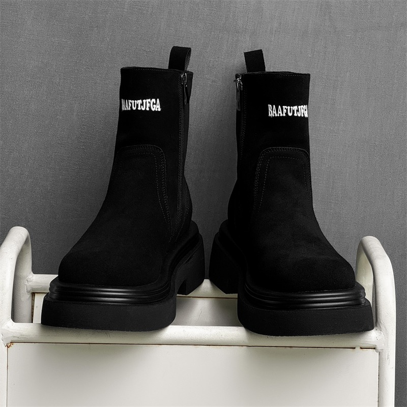 Winter Europe America Retro Th - Men'S Shoes Height Increase recension och pris