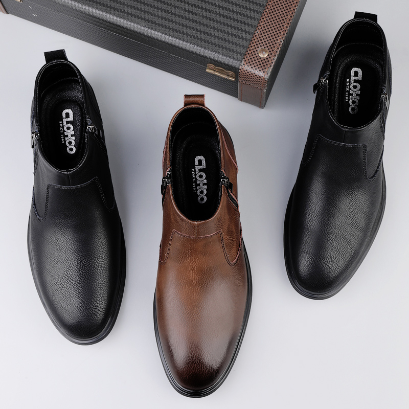 CLOHOO Handmade Men's Boots Bu - Men'S Shoes Hey Dude recension och pris