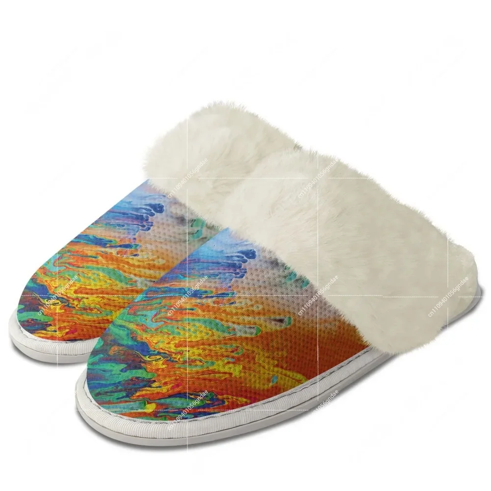 Custom Abstract Multicolor Plu - Men Shoes For Winter recension och pris