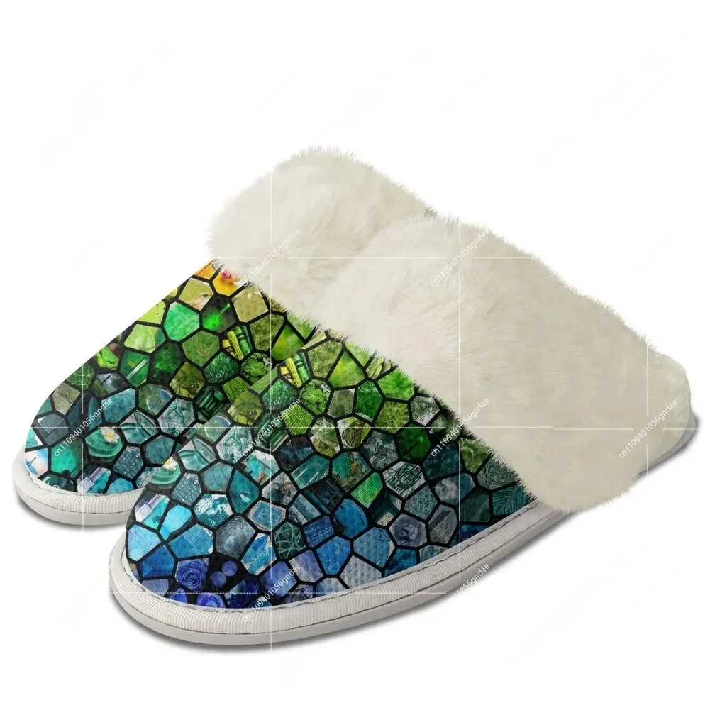 Custom Abstract Multicolor Plu - Men Shoes For Winter recension och pris
