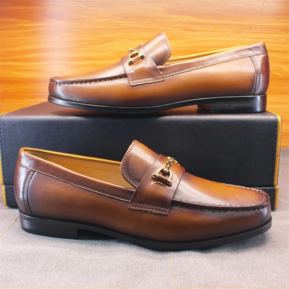 Men's Loafers Dress Shoes roun - Loafer Slip On Men recension och pris