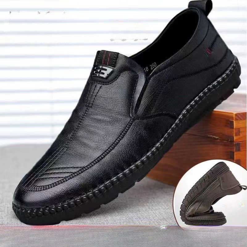 Mens Leather Loafers Non Slip  - Men Shoes Official recension och pris