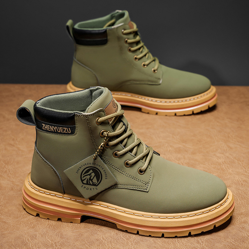 Autumn and Winter Retro Short  - Men'S Shoes Height Increase recension och pris