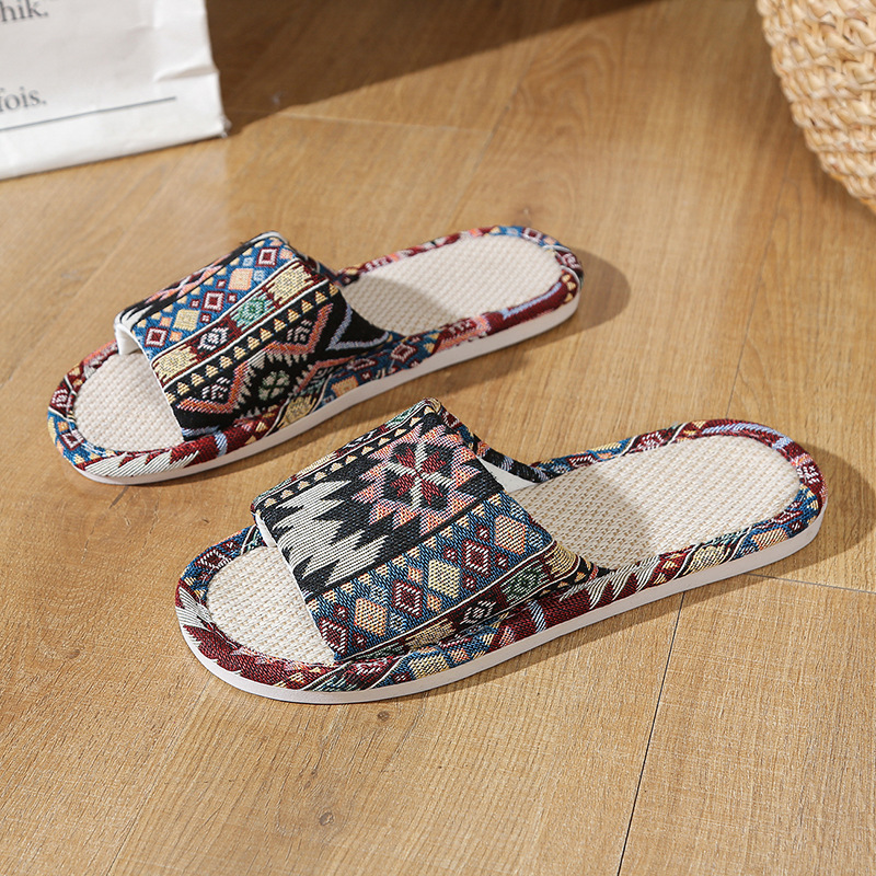 Natural Linen Sandals For Wome - Men Shoes On Sale recension och pris