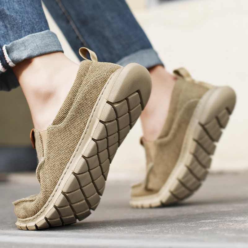 Summer Breathable Sneakers Men - Loafer Slip On Men recension och pris